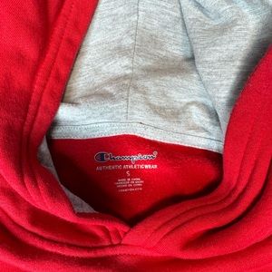 Red Champion Hoody, Boys, siza small